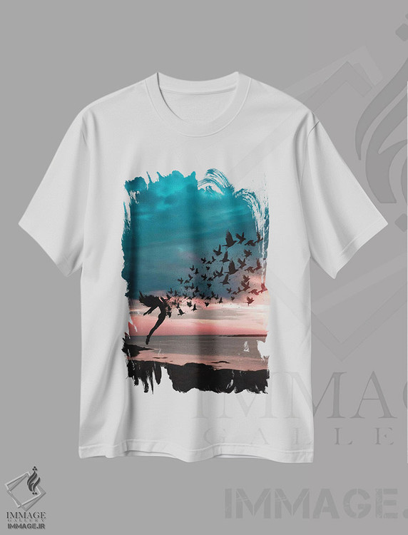 تیشرت طرح دار آزادی، عکاسی ترکیبی اثر عبدالله ایویندار | immage.ir