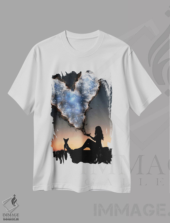 تیشرت طرح دار قلب، عکاسی ترکیبی اثر عبدالله ایویندار | immage.ir