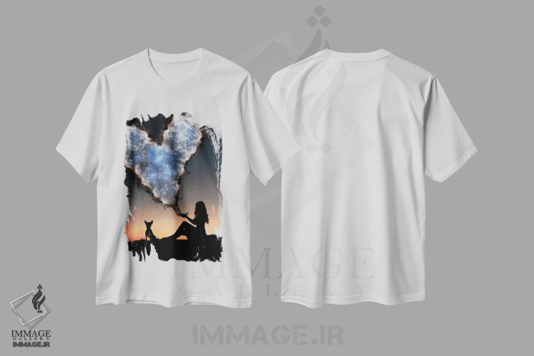 تیشرت طرح دار قلب، عکاسی ترکیبی اثر عبدالله ایویندار | immage.ir