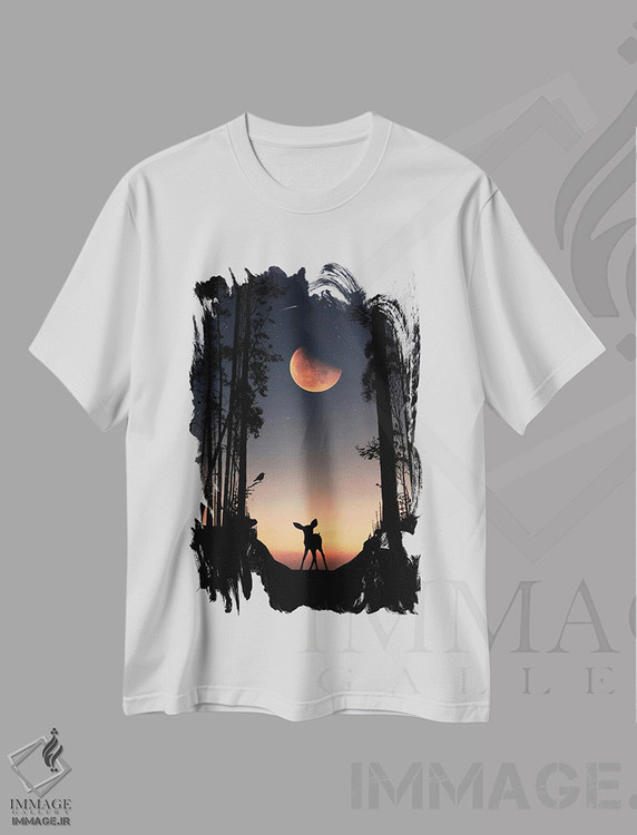 تیشرت طرح دار توله ها و آهوها، عکاسی ترکیبی اثر عبدالله ایویندار | immage.ir