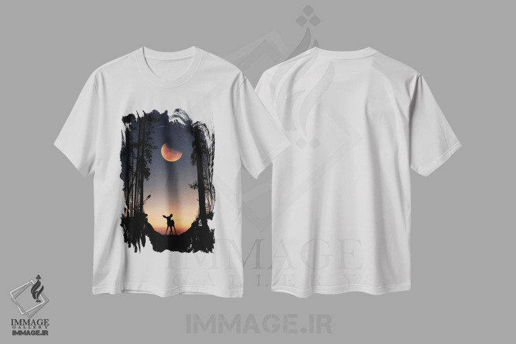 تیشرت طرح دار توله ها و آهوها، عکاسی ترکیبی اثر عبدالله ایویندار | immage.ir