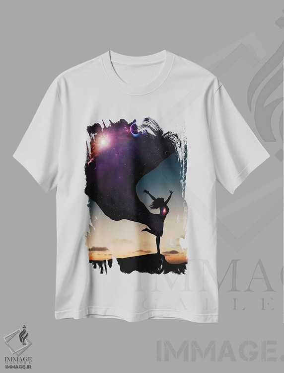 تیشرت طرح دار راه فضایی، عکاسی ترکیبی اثر عبدالله ایویندار | immage.ir