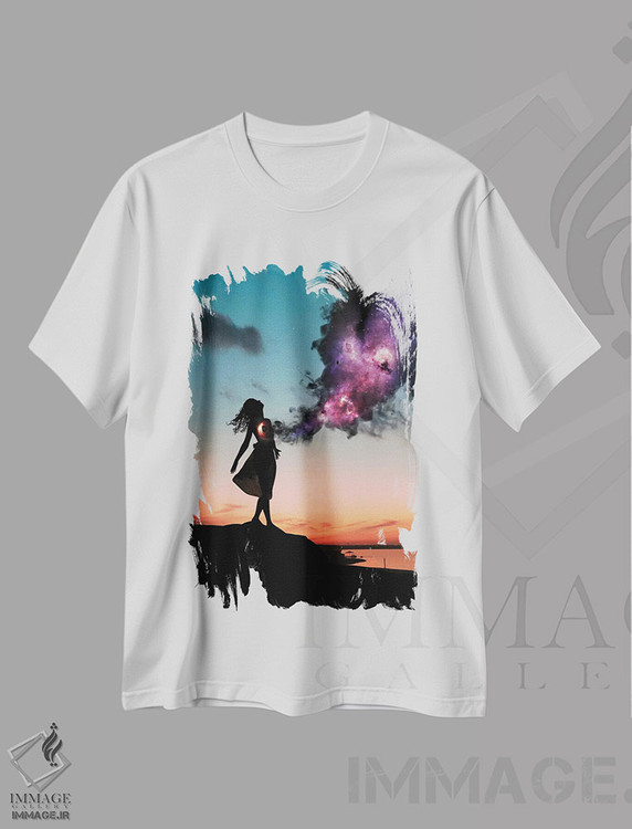 تیشرت طرح دار جهان درون ما، عکاسی ترکیبی اثر عبدالله ایویندار | immage.ir