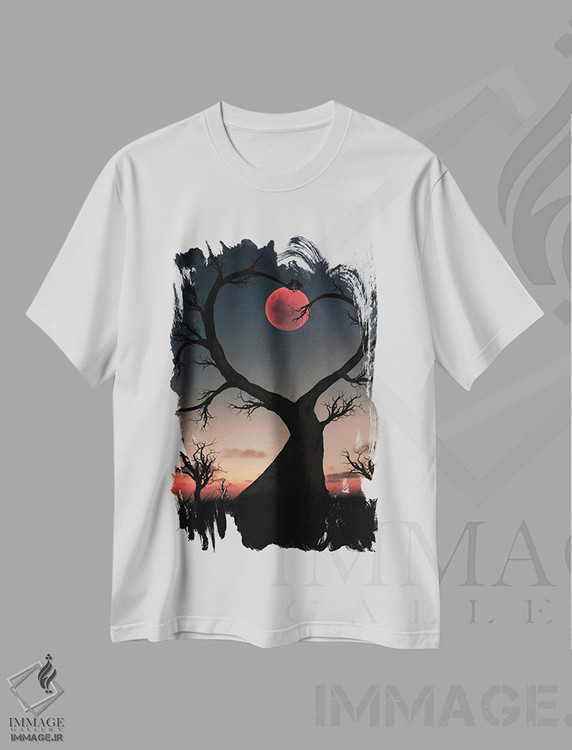 تیشرت طرح دار درخت و جغد، عکاسی ترکیبی اثر عبدالله ایویندار | immage.ir