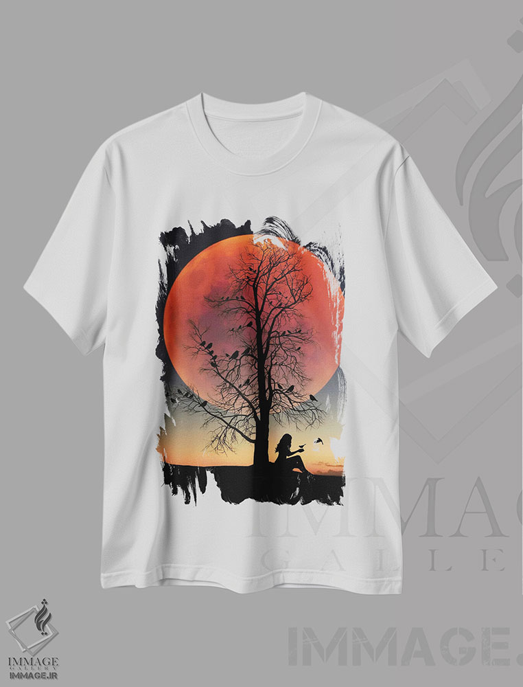 تیشرت طرح دار پرندگان درختی، عکاسی ترکیبی اثر عبدالله ایویندار | immage.ir