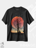تیشرت طرح دار پرندگان درختی، عکاسی ترکیبی اثر عبدالله ایویندار | فروشگاه ایماژ