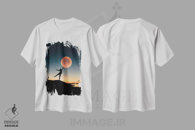 تیشرت طرح دار دستیابی به ماه، عکاسی ترکیبی اثر عبدالله ایویندار | immage.ir