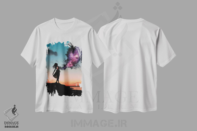 تیشرت طرح دار جهان درون ما، عکاسی ترکیبی اثر عبدالله ایویندار | immage.ir