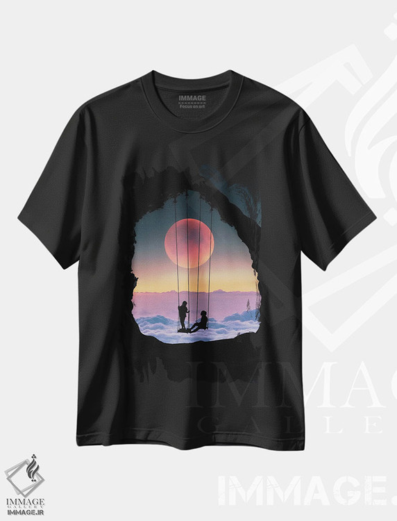 تیشرت طرح دار عشق، مدیوم اثر عبدالله ایویندار | فروشگاه ایماژ