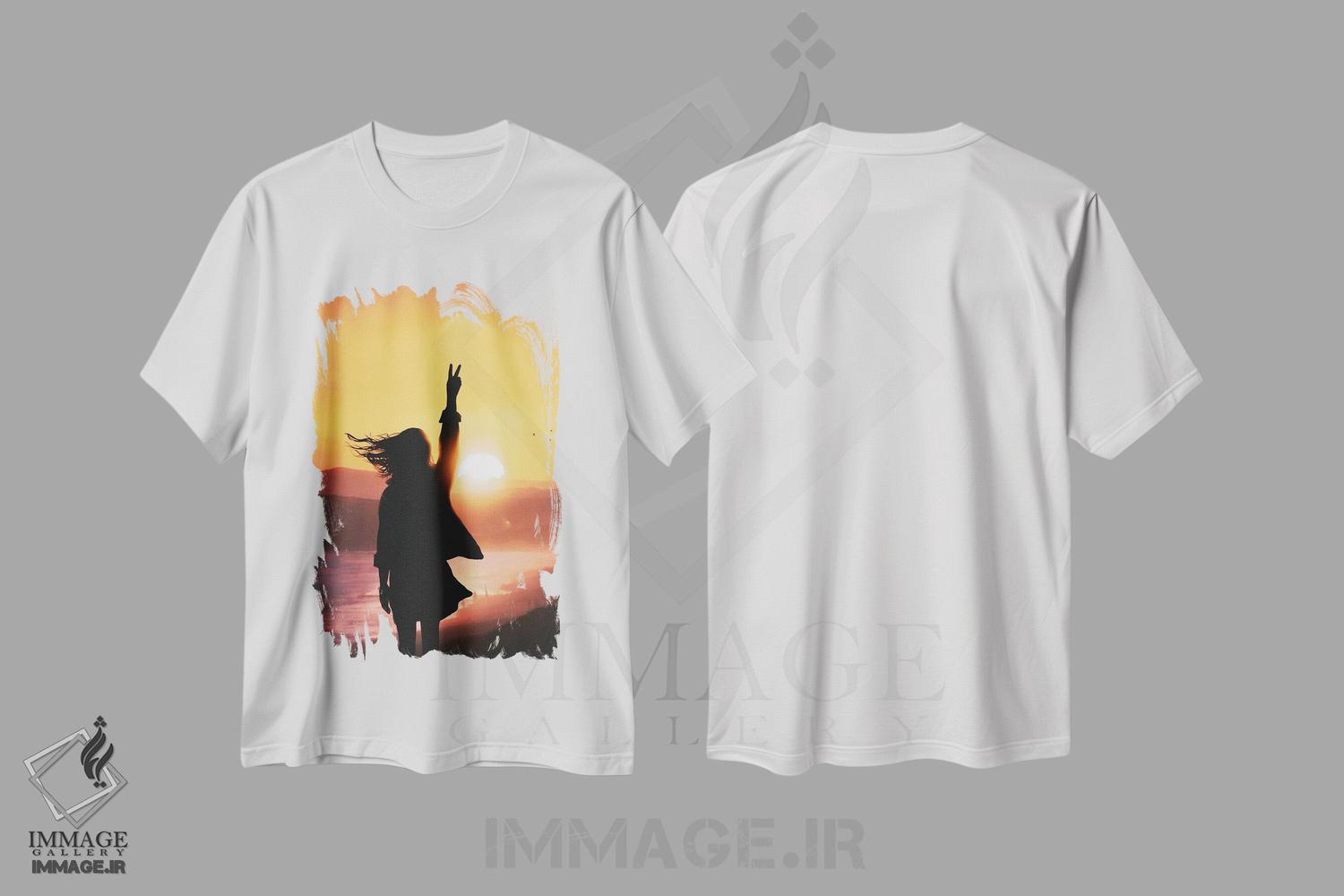 تیشرت طرح دار امید، عکاسی ترکیبی اثر عبدالله ایویندار | immage.ir