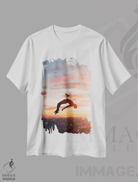 تیشرت طرح دار داستانی از مهاجرت، عکاسی ترکیبی اثر عبدالله ایویندار | immage.ir