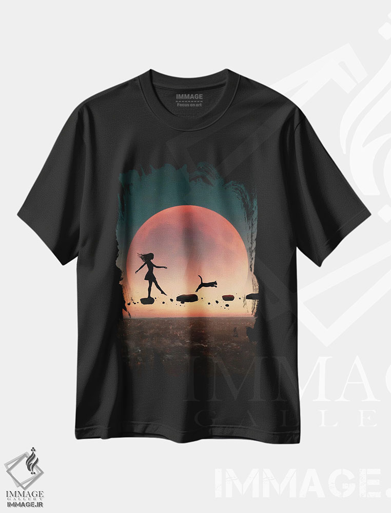 تیشرت طرح دار تا بی نهایت، عکاسی ترکیبی اثر عبدالله ایویندار | فروشگاه ایماژ