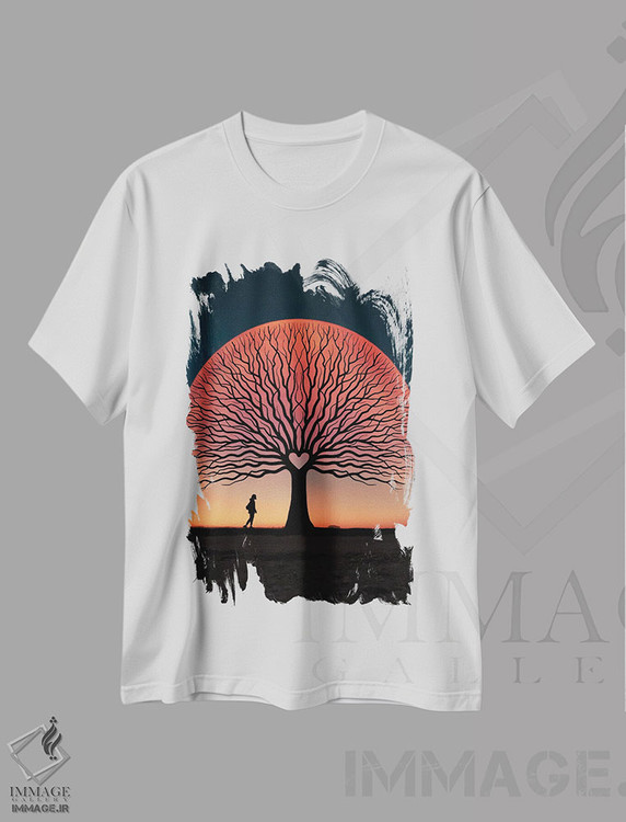 تیشرت طرح دار درخت زندگی، عکاسی ترکیبی اثر عبدالله ایویندار | immage.ir