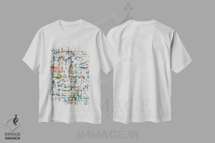 تیشرت طرح دار چشمک پولاک ۳۲ اثر آنجِل استوز | immage.ir