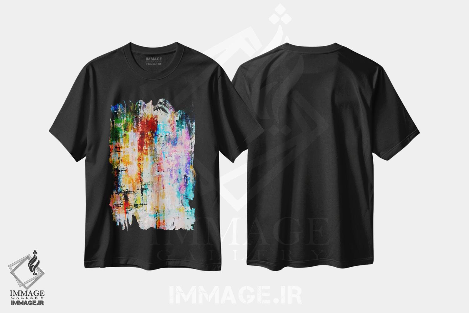 تیشرت طرح دار منظره شهری VI، آبستره اثر آنجِل استوز | فروشگاه ایماژ