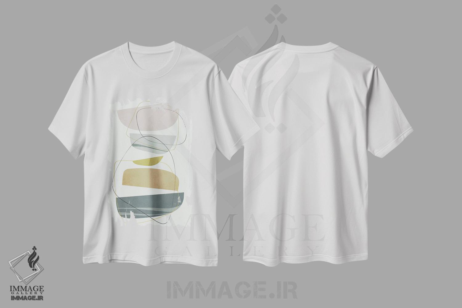 تیشرت طرح دار مفهوم مینیمال XVI اثر آنجِل استوز | immage.ir