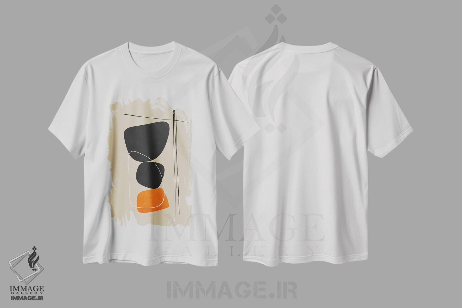 تیشرت طرح دار مفهوم مینیمال XX اثر آنجِل استوز | immage.ir