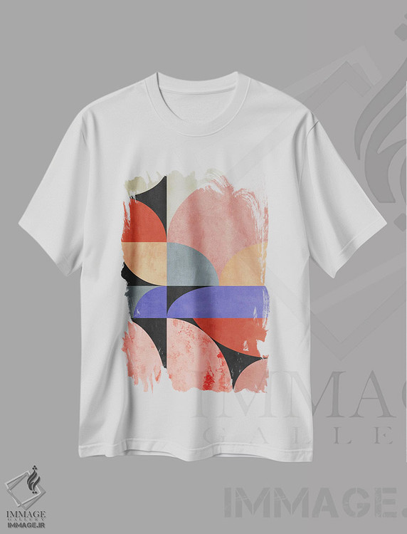 تیشرت طرح دار نیم دایره ها XIX اثر آنجِل استوز | immage.ir