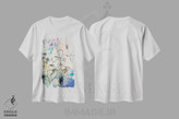 تیشرت طرح دار باغ در سپیده دم، آبستره اثر آنجِل استوز | immage.ir