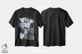 تیشرت طرح دار پرسپکتیو سه بعدی اثر آنجِل استوز | فروشگاه ایماژ