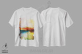 تیشرت طرح دار رنگ های سپیده دم I اثر آنجِل استوز | immage.ir
