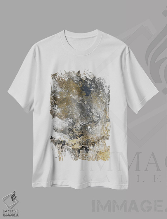 تیشرت طرح دار مرکب روان IV اثر آنجِل استوز | immage.ir