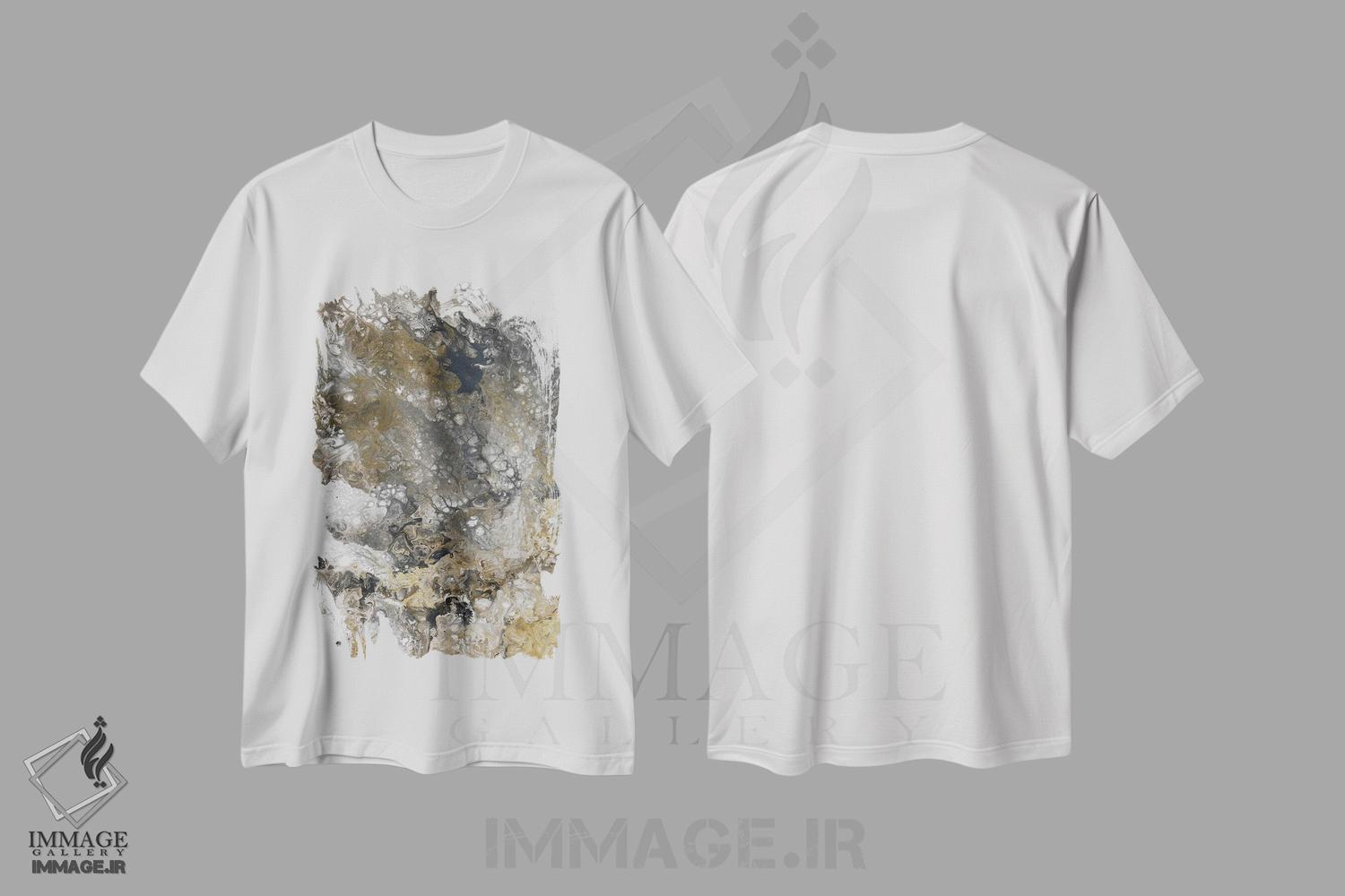 تیشرت طرح دار مرکب روان IV اثر آنجِل استوز | immage.ir