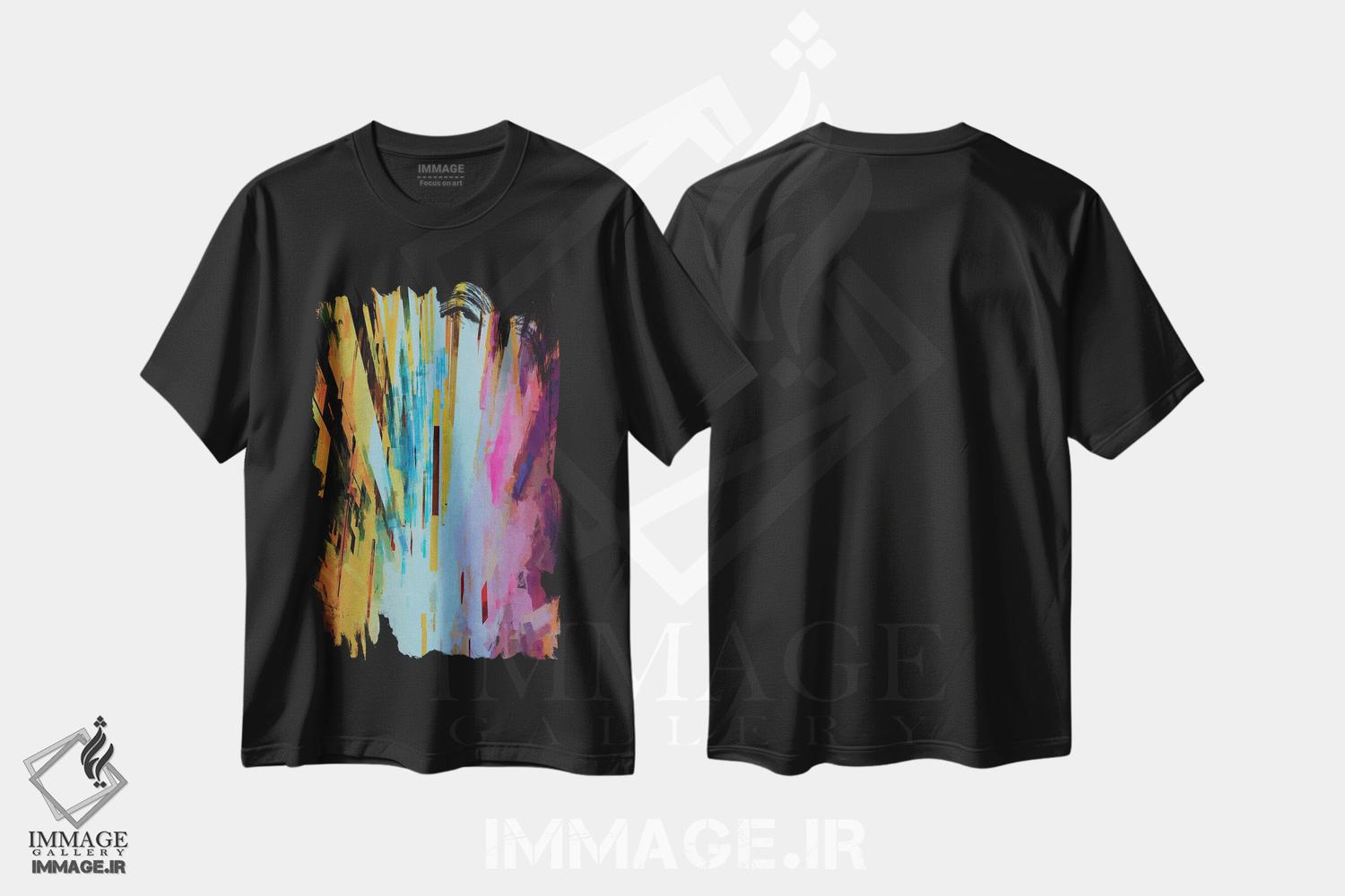 تیشرت طرح دار منظرهٔ شهری III اثر آنجِل استوز | فروشگاه ایماژ