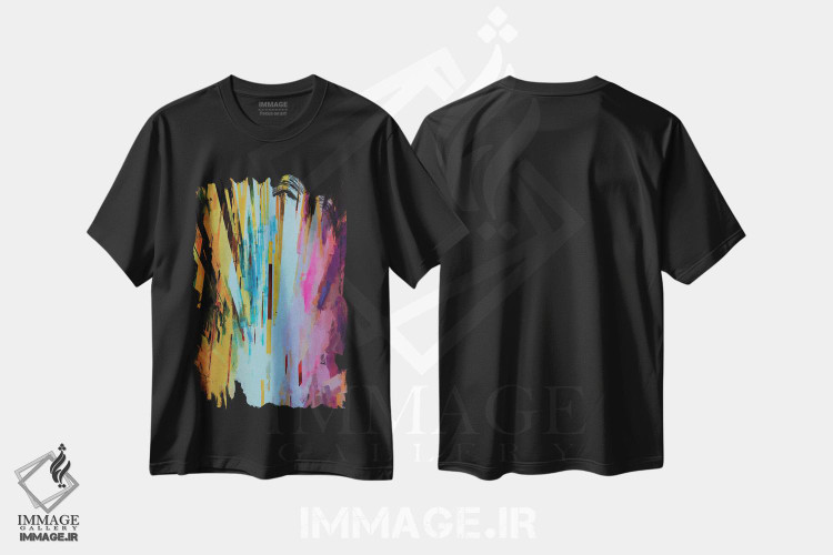 تیشرت طرح دار منظرهٔ شهری III اثر آنجِل استوز | فروشگاه ایماژ