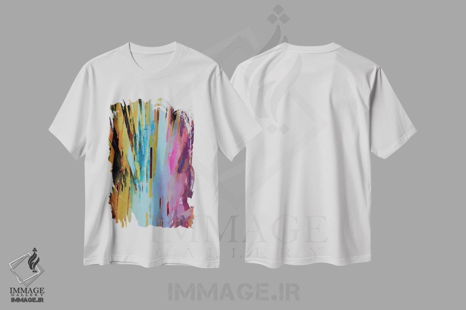 تیشرت طرح دار منظرهٔ شهری III اثر آنجِل استوز | immage.ir