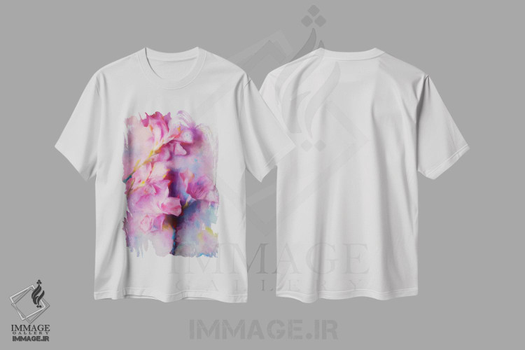 تیشرت طرح دار بهار III، آبستره اثر آنجِل استوز | immage.ir