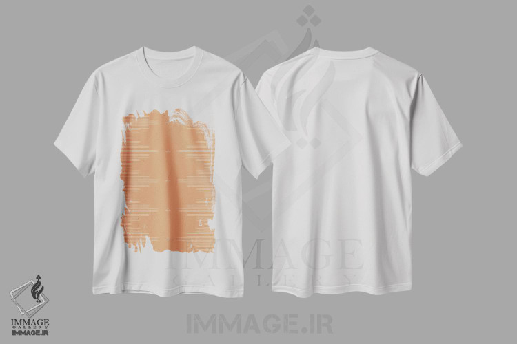 تیشرت طرح دار مینیمالیسم جنوب غربی در سفالی اثر آلی فالکن | immage.ir
