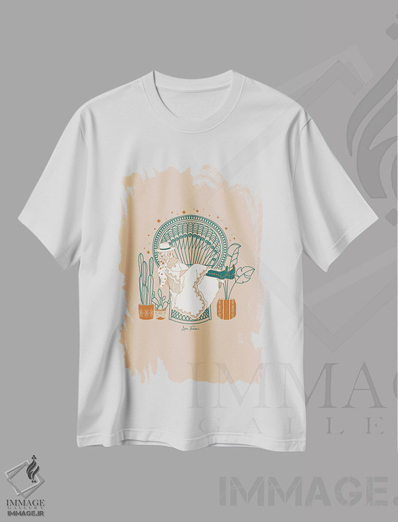 تیشرت طرح دار بوهمی تگزاس، دکور بوهمی اثر آلی فالکن | immage.ir