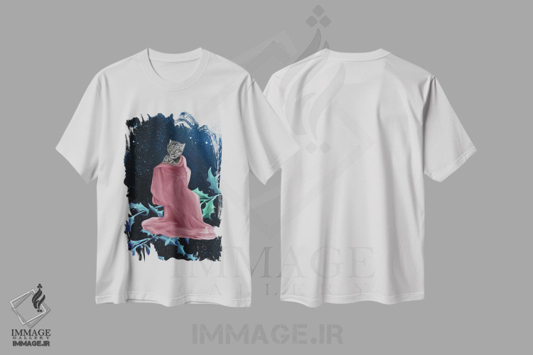 تیشرت طرح دار آرورا، تزئینی اثر انیمال فَنسی | immage.ir
