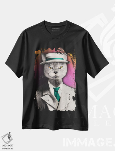 تیشرت طرح دار بیلی کوچک، تزئینی اثر انیمال فَنسی | فروشگاه ایماژ