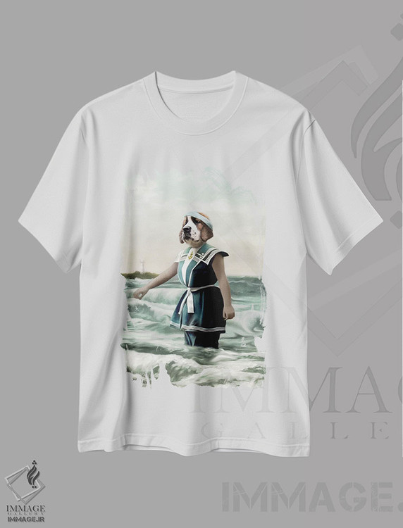 تیشرت طرح دار برندی، تزئینی اثر انیمال فَنسی | immage.ir