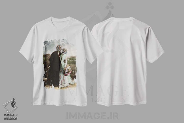 تیشرت طرح دار برت و لونی، تزئینی اثر انیمال فَنسی | immage.ir