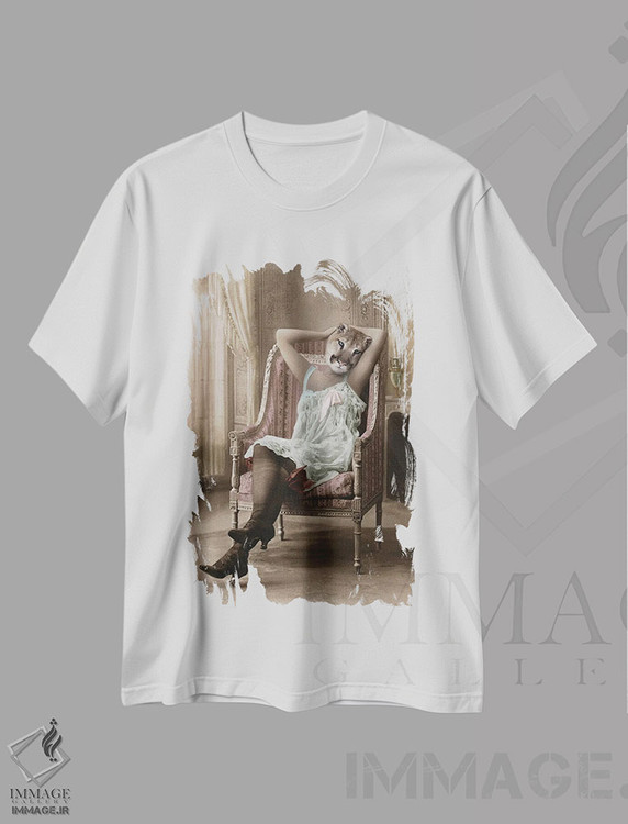 تیشرت طرح دار دمی، تزئینی اثر انیمال فَنسی | immage.ir