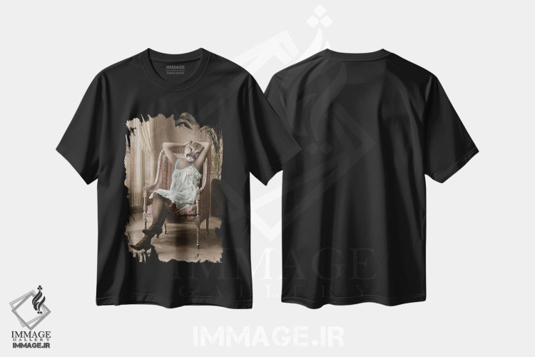 تیشرت طرح دار دمی، تزئینی اثر انیمال فَنسی | فروشگاه ایماژ