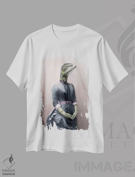 تیشرت طرح دار دینا، تزئینی اثر انیمال فَنسی | immage.ir