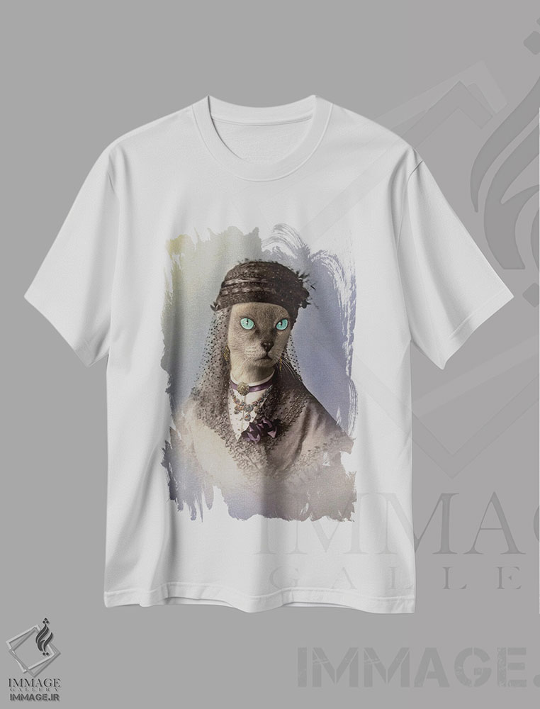 تیشرت طرح دار آمارا، تزئینی اثر انیمال فَنسی | immage.ir