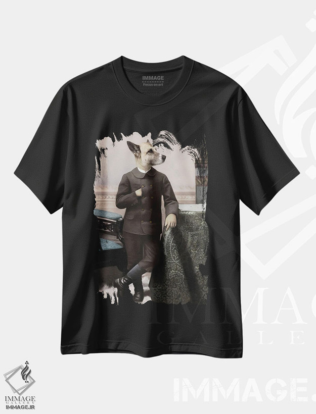 تیشرت طرح دار دوک، تزئینی اثر انیمال فَنسی | فروشگاه ایماژ