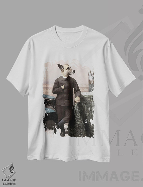 تیشرت طرح دار دوک، تزئینی اثر انیمال فَنسی | immage.ir
