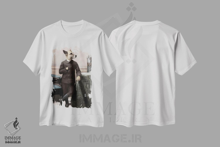 تیشرت طرح دار دوک، تزئینی اثر انیمال فَنسی | immage.ir