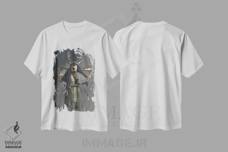 تیشرت طرح دار الیت، تزئینی اثر انیمال فَنسی | immage.ir
