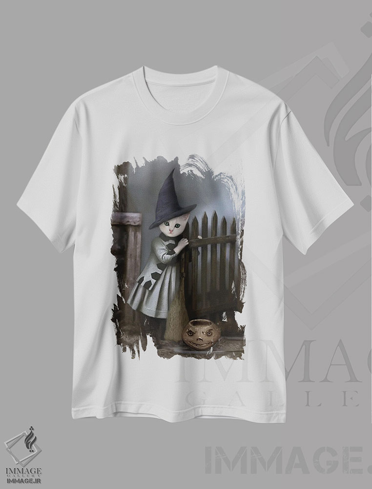 تیشرت طرح دار گلایندا، تزئینی اثر انیمال فَنسی | immage.ir