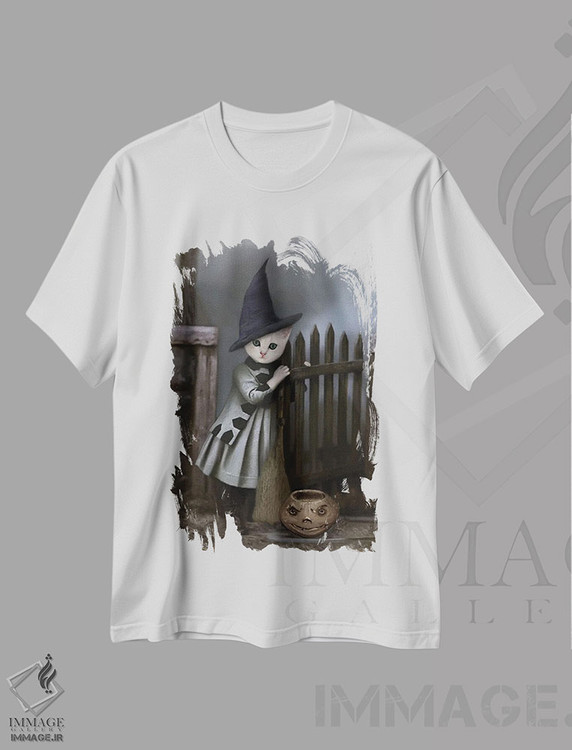 تیشرت طرح دار گلایندا، تزئینی اثر انیمال فَنسی | immage.ir