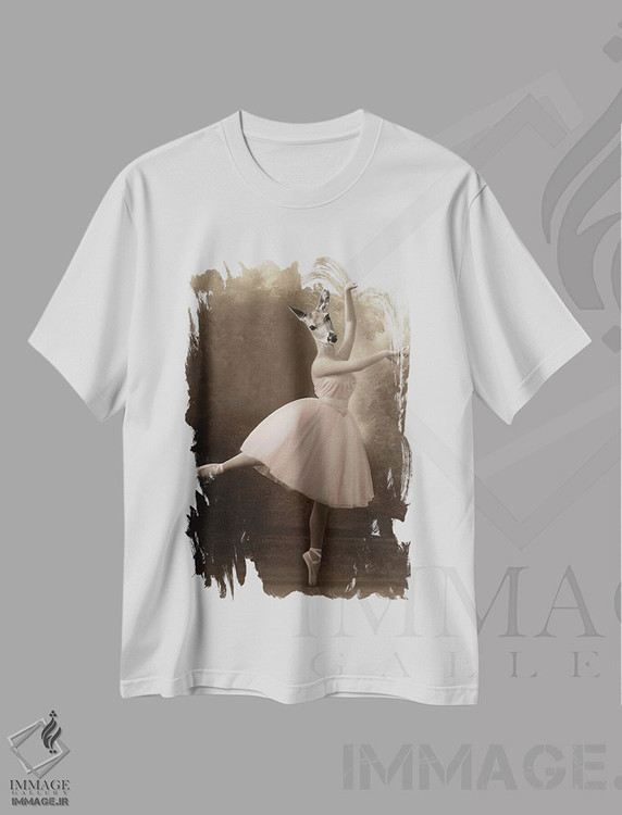 تیشرت طرح دار گریس، تزئینی اثر انیمال فَنسی | immage.ir