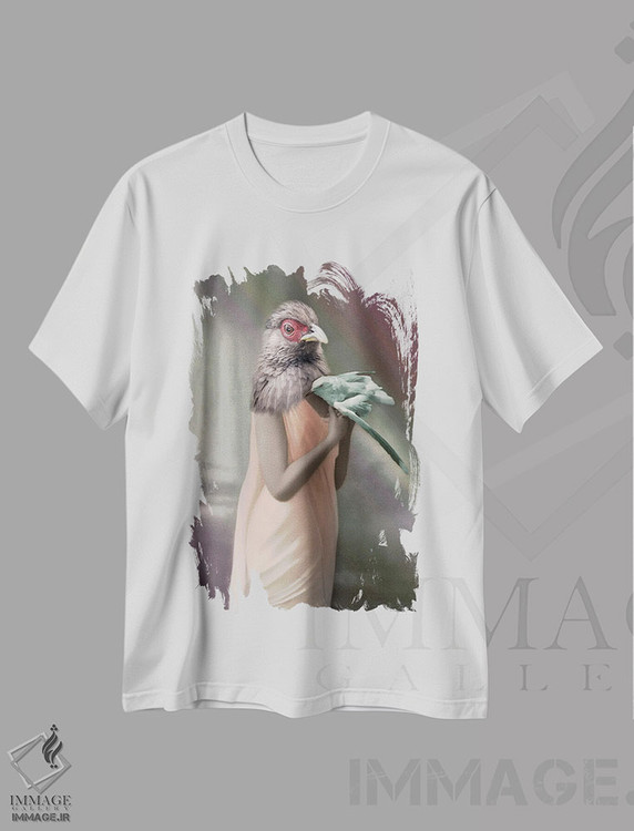 تیشرت طرح دار هِنِیفِر، تزئینی اثر انیمال فَنسی | immage.ir