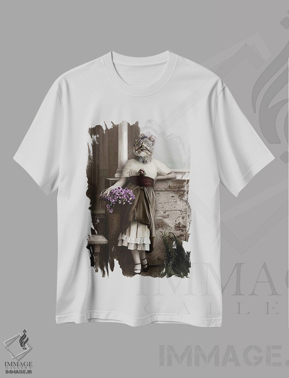 تیشرت طرح دار کارن، تزئینی اثر انیمال فَنسی | immage.ir
